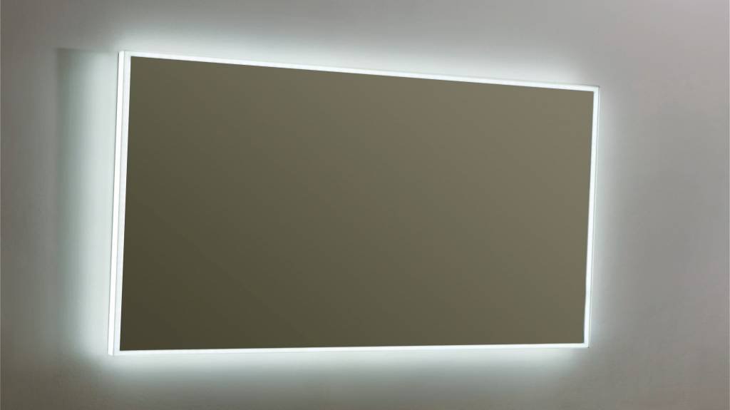 Spiegel infinity met rondom LED verlichting, 3 kleur instelbaar & dimbaar 140 incl. spiegelverwarming