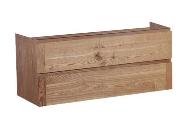 Badmeubel onderkast Wood Eiken met greeplijst in korpus kleur 120 OP = OP