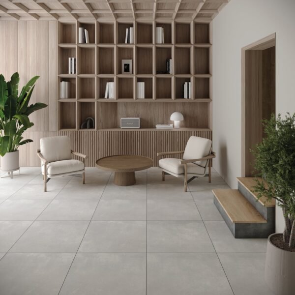 Concrete Light Grey 60X60 Mat - Vloertegels | Lapy