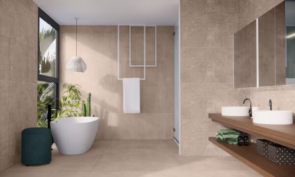 Prissmacer Beton Cire Bercy Terra decor wandtegel 60X120 Mat - Wandtegels | Lapy
