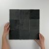 By Goof Moos Anthracite handvorm 13X13 Glans - Wandtegels | Lapy