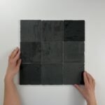 By Goof Moos Anthracite handvorm 13X13 Glans - Wandtegels | Lapy