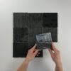 By Goof Moos Anthracite handvorm 13X13 Glans - Wandtegels | Lapy