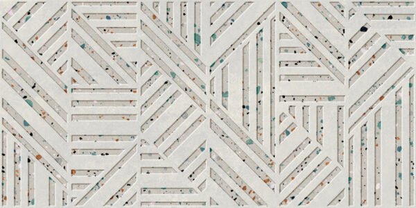 Prissmacer Gobi Bianco relieve wandtegel 60X120 Mat - Wandtegels | Lapy
