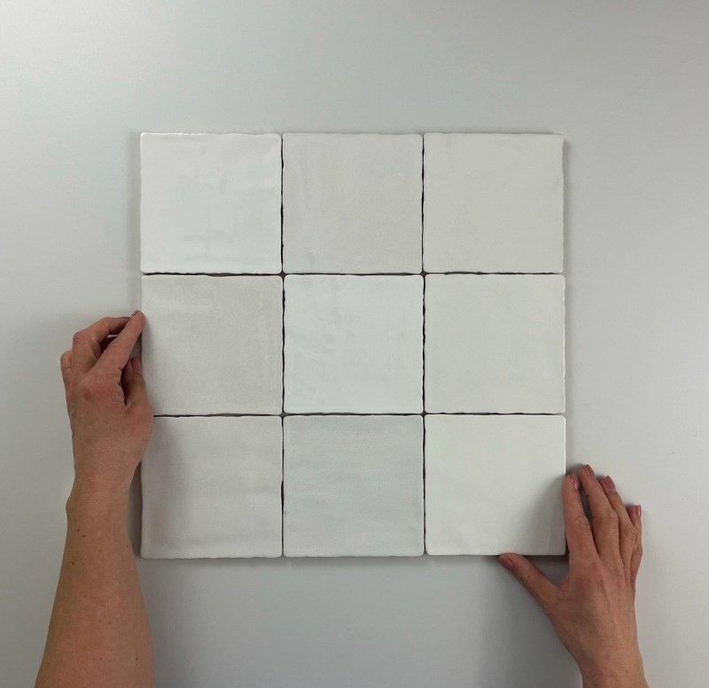 By Goof Moos White handvorm 13X13 Glans