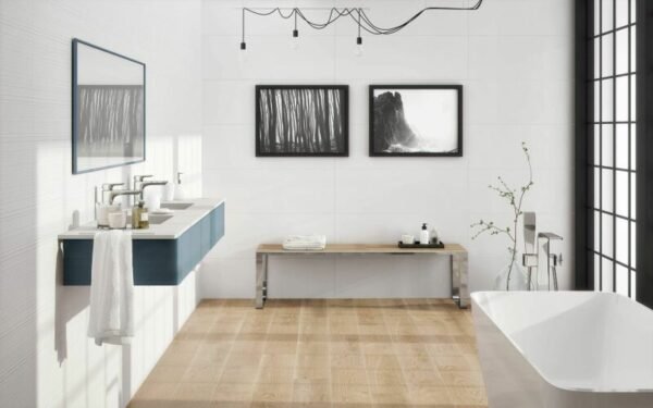 Kerabo wit wandtegel 40X120 Mat - Vloertegels | Lapy
