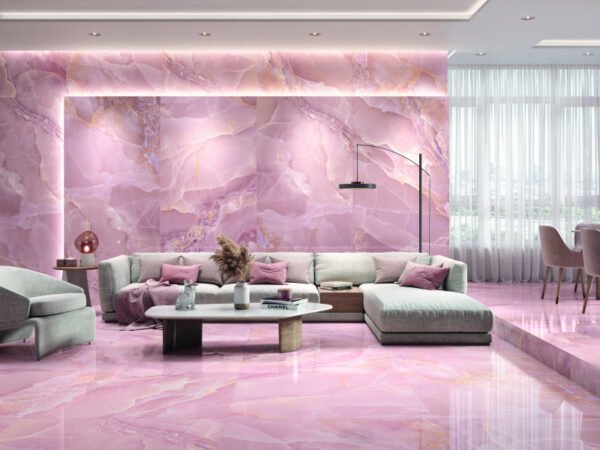 Baldocer Onyx Rose polished 60X120 Glans - Vloertegels | Lapy