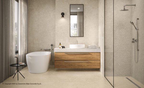 Atlas Concorde Solution Duolith Ivory 60X60 Mat - Vloertegels | Lapy
