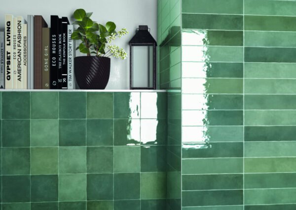Cifre Moos Jade handvorm 6,5X26 Glans - Wandtegels | Lapy