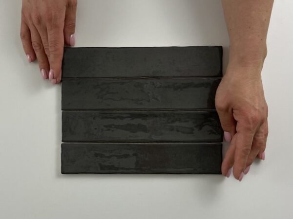 Cifre Kalon Anthracite wandtegel 5X25 Glans - Wandtegels | Lapy