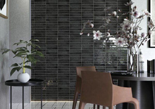Cifre Kalon Anthracite wandtegel 5X25 Glans - Wandtegels | Lapy
