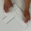 Equipe Kalma White 6X18,6 Glans - Wandtegels | Lapy