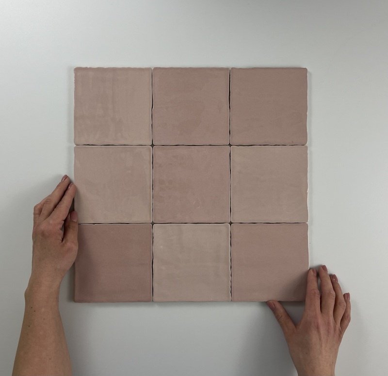 By Goof Moos Pink handvorm 13X13 Glans