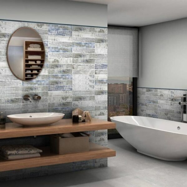 Cifre Colonial Wood White 7,5X30 Mat - Wandtegels | Lapy