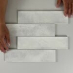 Cifre Moon White 7,5X30 Glans - Wandtegels | Lapy