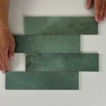 Cifre Moon Green 7,5X30 Glans - Wandtegels | Lapy