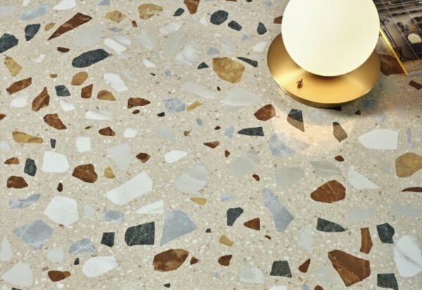 STN Ceramica Crisp XL Beige terrazzo 60X60 Mat - Vloertegels | Lapy