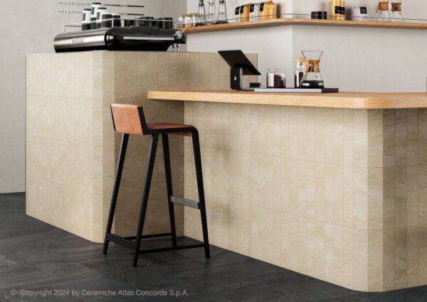 Atlas Concorde Solution Ultrablock Desert Brick wandtegel 7,5X30 Mat - Wandtegels | Lapy