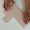 Equipe Kalma Rose 6X18,6 Glans - Wandtegels | Lapy