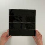 Cifre Colonial Black 7,5X30 Glans - Wandtegels | Lapy
