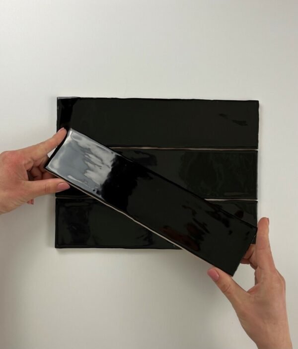 Cifre Colonial Black 7,5X30 Glans - Wandtegels | Lapy
