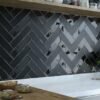 Cifre Colonial Black 7,5X30 Glans - Wandtegels | Lapy