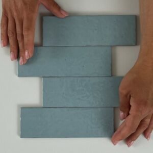 Equipe Kalma Powder Blue 6X18,6 Glans - Wandtegels | Lapy