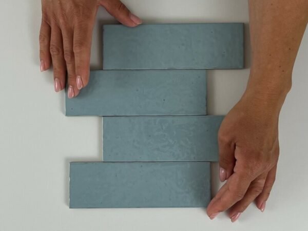 Equipe Kalma Powder Blue 6X18,6 Glans - Wandtegels | Lapy