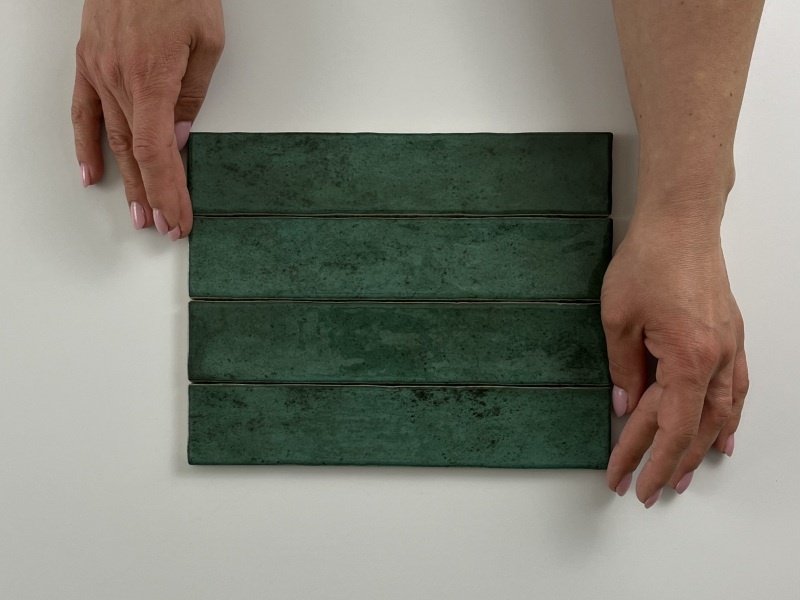 Cifre Kalon Green wandtegel 5X25 Glans