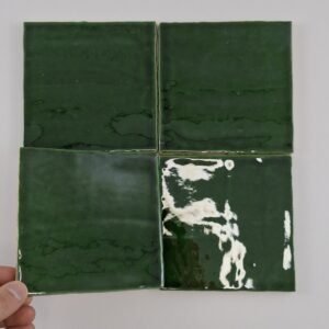 By Goof Oud Hollandse witjes Smaragdgroen 13X13 Glans - Wandtegels | Lapy