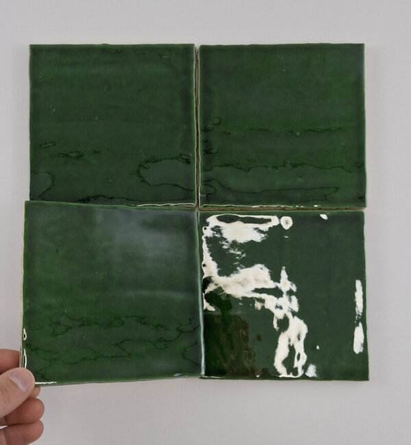 By Goof Oud Hollandse witjes Smaragdgroen 13X13 Glans - Wandtegels | Lapy