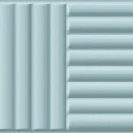 Ceramica Rondine Volume Light Blue Bamboo 6X25 Mat - Wandtegels | Lapy