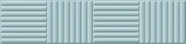 Ceramica Rondine Volume Light Blue Bamboo 6X25 Mat - Wandtegels | Lapy