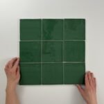 By Goof Oud Hollandse witjes Oud Groen 13X13 Glans - Wandtegels | Lapy