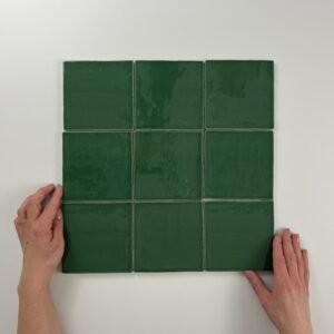 By Goof Oud Hollandse witjes Oud Groen 13X13 Glans - Wandtegels | Lapy