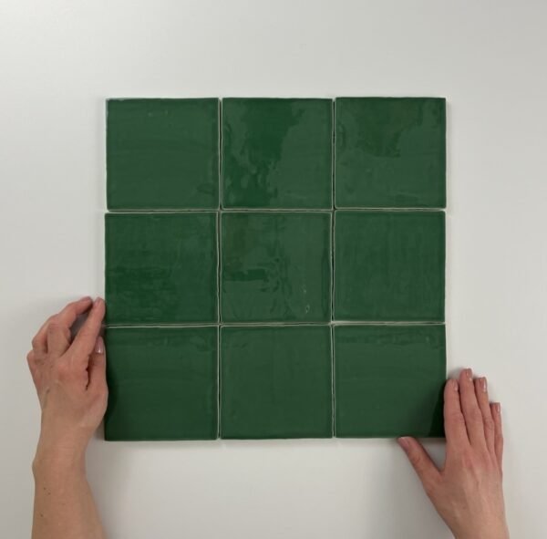 By Goof Oud Hollandse witjes Oud Groen 13X13 Glans - Wandtegels | Lapy