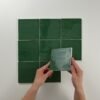 By Goof Oud Hollandse witjes Oud Groen 13X13 Glans - Wandtegels | Lapy