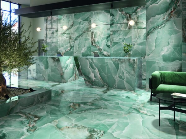 Baldocer Onyx Turquoise polished 120X120 Glans - Vloertegels | Lapy