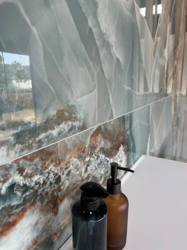 Baldocer Onyx Turquoise polished 120X120 Glans - Vloertegels | Lapy