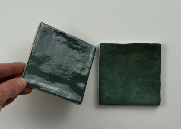 Equipe Trend tegels donker groen 10X10 Glans - Wandtegels | Lapy