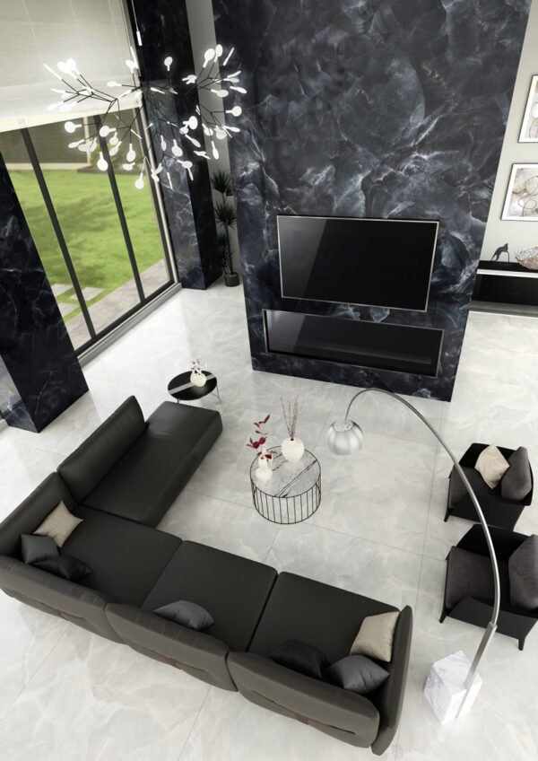 Energieker Onyx ek Black pulido 60X60 Glans - Vloertegels | Lapy