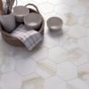 Cifre Hexagon Diamond Gold 15X17 Mat - Vloertegels | Lapy
