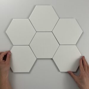 Cifre Hexagon Timeless White 15X17 Mat - Vloertegels | Lapy