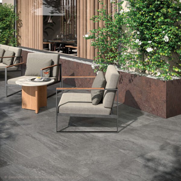 Atlas Concorde Solution Ultrablock Lead terrastegel 20mm 60X60 Mat - Vloertegels | Lapy