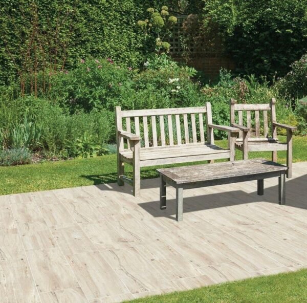 Energieker Terrastegel Padouk White 20mm 30X120 Mat - Vloertegels | Lapy