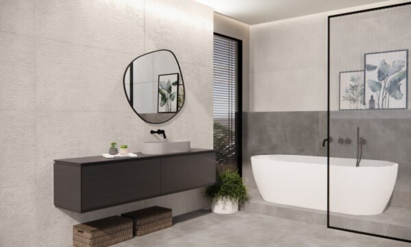 Prissmacer Beton Cire Bercy Nude decor wandtegel 60X120 Mat - Wandtegels | Lapy