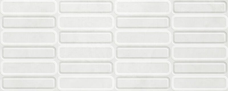 Cifre Alure White Oval decor wandtegel 30X75 Mat