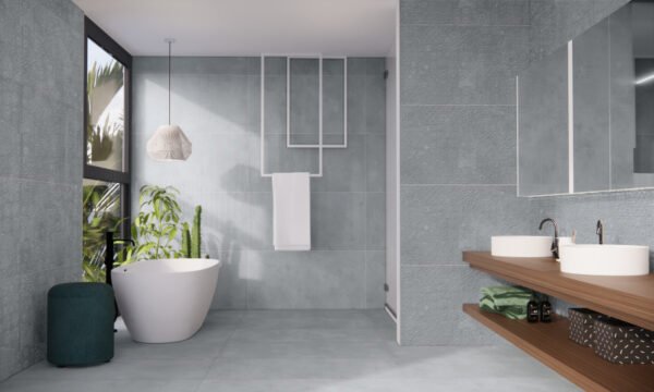 Prissmacer Beton Cire Bercy Blu decor wandtegel 60X120 Mat - Wandtegels | Lapy