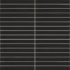 La Platera Pencil Kromo Black mozaiektegel 35x35 cm Glans - Wandtegels | Lapy