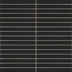 La Platera Pencil Kromo Black mozaiektegel 35x35 cm Glans - Wandtegels | Lapy